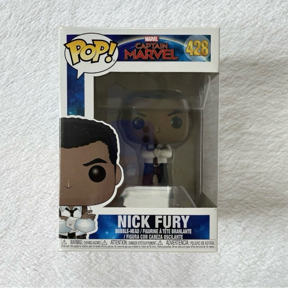 Funko Pop Marvel Captain Marvel Nick Fury #428 MCU Young Nick Fury